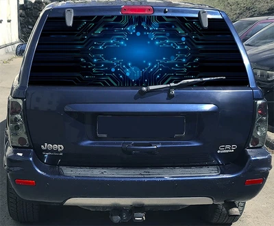 Наклейка на заднее стекло ARB 3D TUNING STUDIO Абстракция С 1480х700х0.12мм