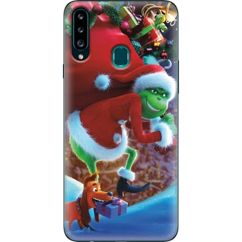 Силіконовий Чохол з Картинкою для Samsung Galaxy A20s (A207) Принт (Новорічний, Грінч) (38125-ysm2268)