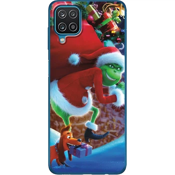 Силіконовий Чохол з Картинкою для Samsung Galaxy A12 (A125) Принт (Новорічний, Грінч) (41506-ysm2268)
