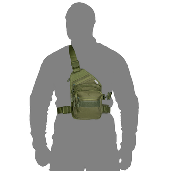 Тактична сумка Gunner Sling Olive Camotec розмір 32 х 19 х 10