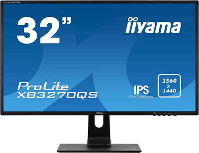 Монитор 32" Iiyama Prolite XB3270QS-B1 2K IPS 60 Гц