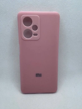 Чехол Silicone Cover Full для Xiaomi Redmi Note 12 Pro 5G Розовый