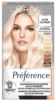 Rozjaśniacz do włosów L'Oreal Preference Ultra Platinum (3600522275961)