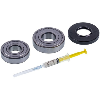 Набор сальник 35x62x10 mm подшипники 6205/6206 фирмы SKF + смазка Hydra-2 2ml Anderol для стиральных машин Bosch Simens