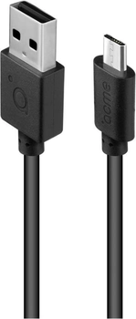 Kabel ACME micro-USB – USB Type-A 1 m Black (4770070879023)