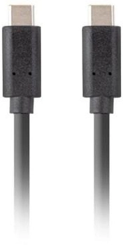 Kabel Lanberg USB Type-C – USB Type-C 3.1 gen 2 1 m Black (5901969436921)