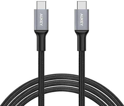Кабель Aukey Quick Charge USB Type-C – USB Type-C 3A 2 м Black (5902666661609)