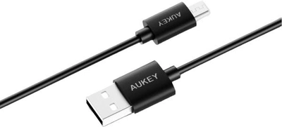 Кабель Aukey Quick Charge micro-USB – USB 1.2 м Black (5902666661647)