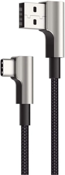 Kabel Aukey USB Type-A – USB Type-C 60W 2 m Black (5902666662040)