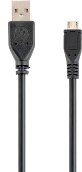 Kabel Cablexpert micro-USB – USB Type-A 2.0 0.3 m Black (8716309072328)