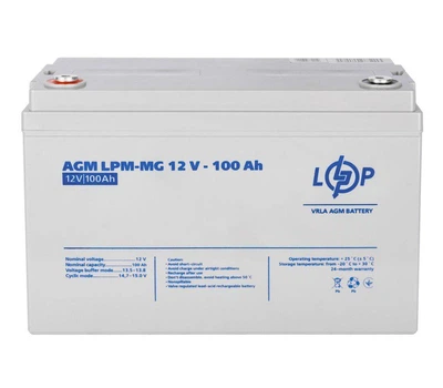 Аккумуляторная батарея AGM LogicPower LPMMG 12V 100Ah