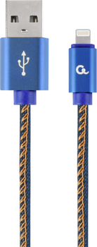 Кабель Gembird USB-A 2.0 – Lightning 2 м Black (8716309107990)
