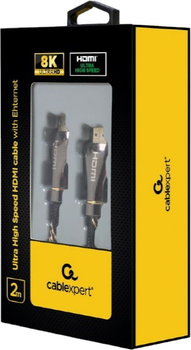 Kabel Gembird HDMI – HDMI High Speed 8K 2 m Black (8716309110419)