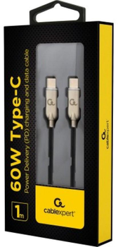 Kabel Gembird USB Type-C – USB Type-C 2.0 1 m Black (8716309117401)