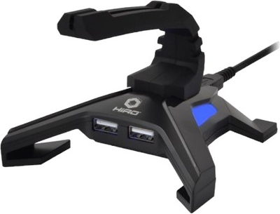 USB-хаб Hiro USB-A 2.0 з тримачем кабелю миші Atlas (5900626837958)