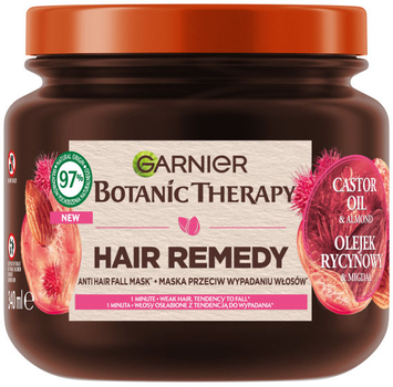 Маска від випадіння волосся Garnier Botanic Therapy Рицинова олія та мигдаль 340 мл (3600542524193)