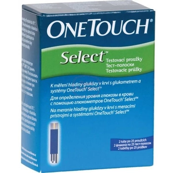 Тест-смужки One Touch Select (Ван Тач Селект) 50 шт