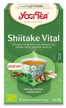 Трав'яний чай Yogi Tea Shiitake Vital 17 шт (4012824404830)