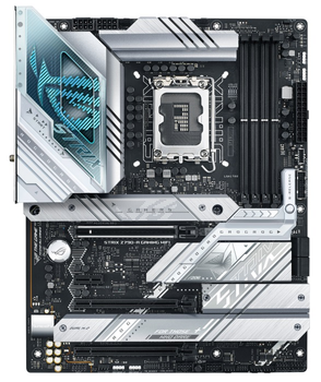 Материнська плата LGA1700, Asus ROG STRIX Z790-A GAMING WIFI, Z790, 4xDDR5, Int.Video(CPU), 4xSATA3, 4xM.2, 1xPCI-E 16x 5.0, 2xPCI-E 16x 4.0, 1xPCI-E 1x 3.0, ALC4080 + SV3H712, Intel 2.5Gb, WiFi 6, Bluetooth 5.3, 10xUSB3.2/4xUSB2.0, HDMI/DP, ATX