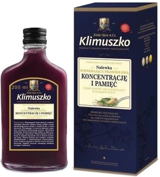 Suplement diety Klimuszko Nalewka Wspierająca Pamięć 200 ml (5900588004863)