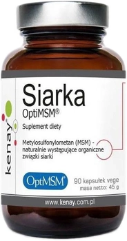 Suplement diety Kenay Siarka Opti Msm 90 kapsułek (5900672154511)