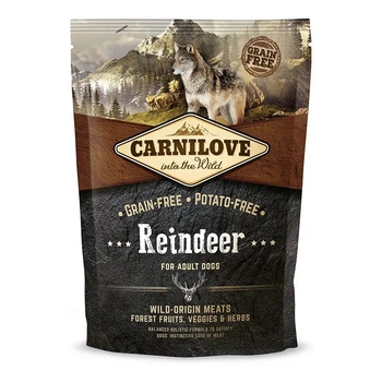 Сухий корм для Carnilove Adult Raindeer дорослих собак усіх порід з оленіною, 1,5 кг