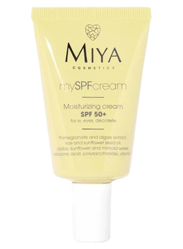Krem do twarzy Miya Cosmetics mySPFcream nawilżający SPF50+ 40 ml (5903957256139)