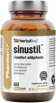 Suplement diety Pharmovit Sinustil komfort oddychania 60 kapsułek (5904703901136)
