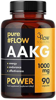 Дієтична добавка PureFlow AAKG 1000 мг 90 капсул (5908258401769)