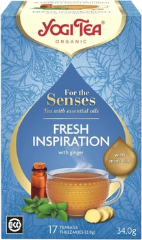 Herbatka ziołowa Yogi Tea Fresh Inspiration Bio 17 x 2 g (4012824405653)