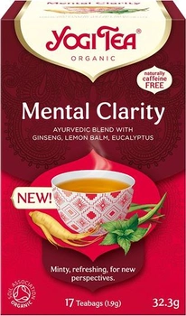 Трав'яний чай Yogi Tea Mental Clarity Bio 17 x 2 г (4012824406070)