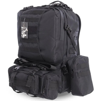 Тактичний рюкзак Silver Knight мод 213 40+10 літрів чорний