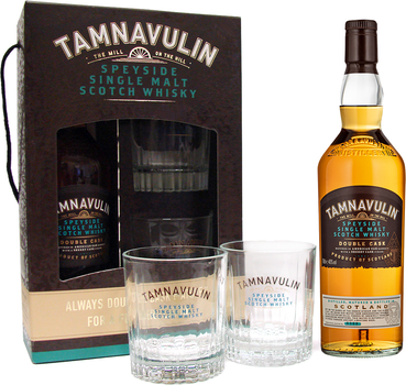 Виски Tamnavulin Double Cask 0.7 л 40% + 2 бокала (4820196540199)