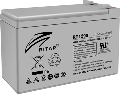 Аккумулятор мультигелевый Ritar RT1290 12V 9 Ah AGM VRLA