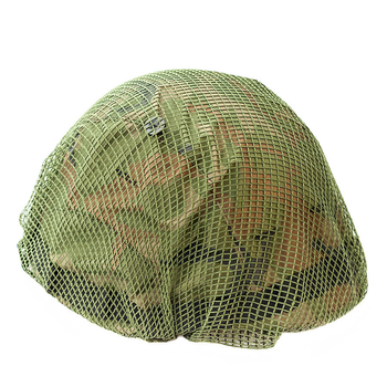 Сеть маскировочная на шлем каску тактическая универсальная для силовых структур Brotherhood Зеленая (OR.M_140)