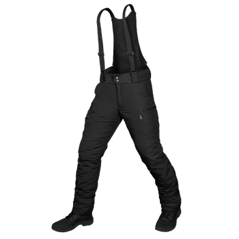 Штаны тактические зимние утепленные мужские брюки для силовых структур Patrol Taslan Черные (7357), L