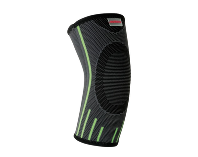 Налокотник спортивный компрессионный бандаж для спорта MadMax MFA-283 Dark grey/Neon green S (OR.M_437)
