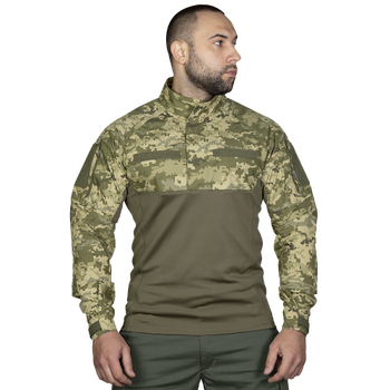 Рубашка тактическая боевая универсальная для силовых структур CM Blitz Камуфляж/Олива (7020), S (OR.M_2493)