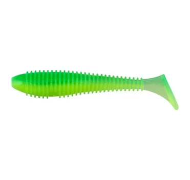 Силиконовая приманка Keitech Swing Impact Fat 5.8" EA#11 Lime ChartreuseGlow (4 шт/уп),1551.12.14