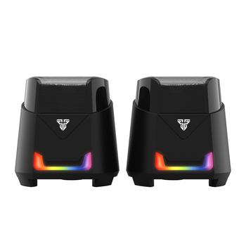 Компьютерная колонка Fantech GS205 Hellscream с RGB подсветкой,разъемами USB и Mini-Jack 3.5mm TRRS Black