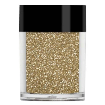 Золотой металлический микро-глиттер Lecente Sleigh Bells Ultra Fine Glitter (8г)