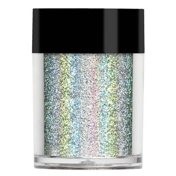Сріблястий супер голографічний глітер Lecente Everest Super Holographic Glitter (8г)