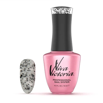 Матовий закріплювач із чорним глітером Viva Victoria Glitter Top 2-015 (15 мл)