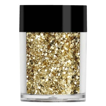 Золотий мульти-глітер Lecente Sand Multi Glitz Chunky Glitter (7 г)