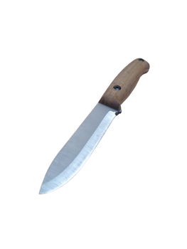 Туристический нож BS1FT SSH, нержавеющая сталь, ручка ясень, чехол кожа, лезвие 90мм BPS KNIVES