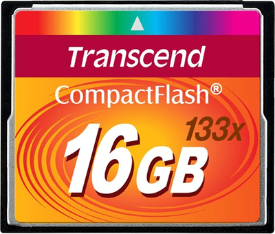 Karta pamięci Transcend CompactFlash 16GB 133x (TS16GCF133)
