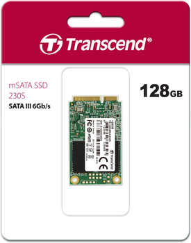 SSD диск Transcend 230S 128GB mSATA 3D NAND TLC (TS128GMSA230S)