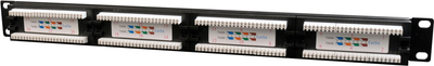 Патч панель Cablexpert Cat 5e 48 портів (NPP-C524CM-001)
