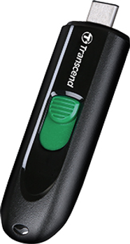 Флеш пам'ять USB Transcend JetFlash 790C 64Gb USB Type-C Black/Green (TS64GJF790C)