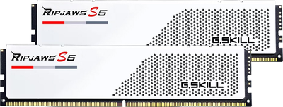 Оперативна пам'ять G.Skill DDR5-5600 32768MB PC5-44800 (Kit of 2x16384MB) Ripjaws S5 White (F5-5600J3636C16GX2-RS5W)